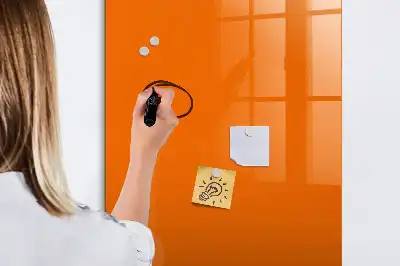 Magnetinė sauso valymo lenta oranžinė