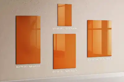 Magnetinė sauso valymo lenta oranžinė