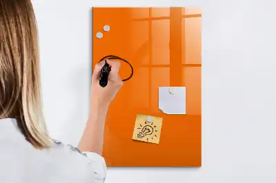 Magnetinė sauso valymo lenta oranžinė