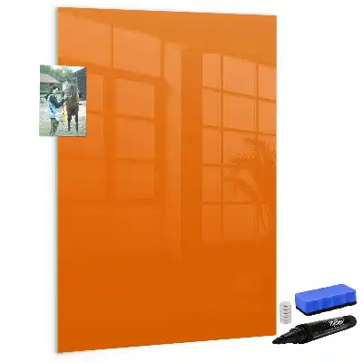 Magnetinė sauso valymo lenta oranžinė