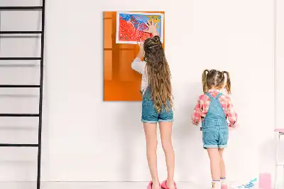 Magnetinė sauso valymo lenta oranžinė