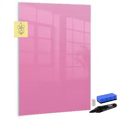Magnetinė sauso valymo lenta rožinės spalvos
