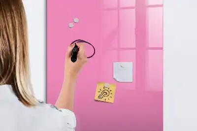 Magnetinė sauso valymo lenta rožinės spalvos