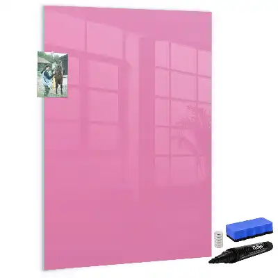 Magnetinė sauso valymo lenta rožinės spalvos