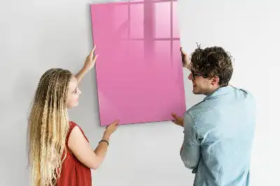 Magnetinė sauso valymo lenta rožinės spalvos