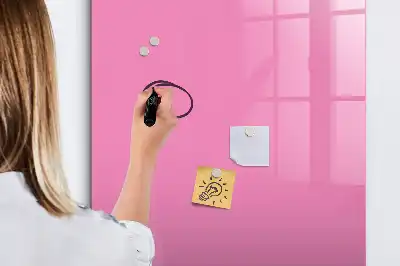 Magnetinė sauso valymo lenta rožinės spalvos