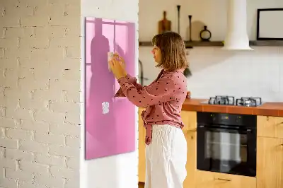Magnetinė sauso valymo lenta rožinės spalvos