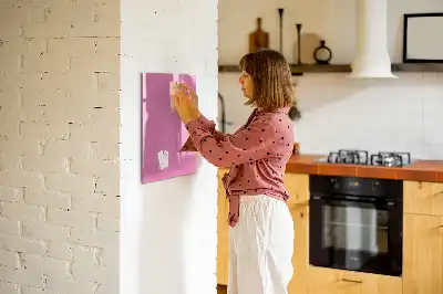 Magnetinė sauso valymo lenta rožinės spalvos