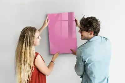 Magnetinė sauso valymo lenta rožinės spalvos