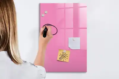 Magnetinė sauso valymo lenta rožinės spalvos