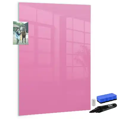 Magnetinė sauso valymo lenta rožinės spalvos