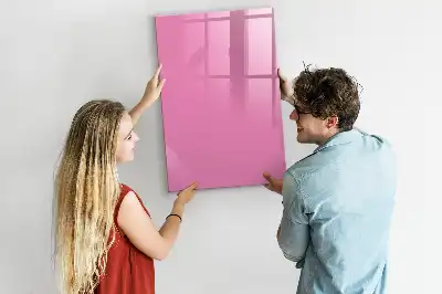 Magnetinė sauso valymo lenta rožinės spalvos