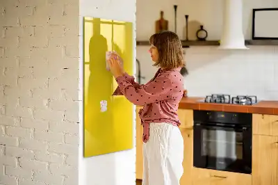 Magnetinė sauso valymo lenta šviesiai geltona