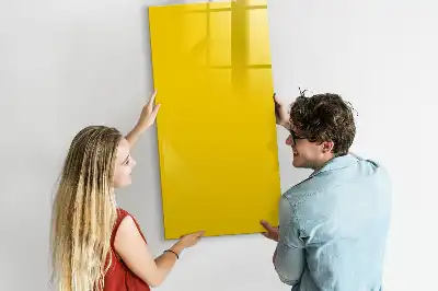 Magnetinė sauso valymo lenta šviesiai geltona