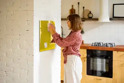 Magnetinė sauso valymo lenta šviesiai geltona