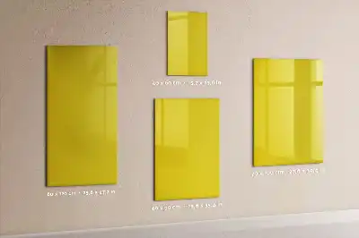 Magnetinė sauso valymo lenta šviesiai geltona