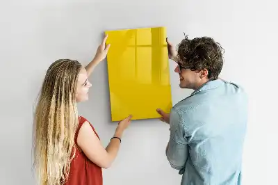 Magnetinė sauso valymo lenta šviesiai geltona