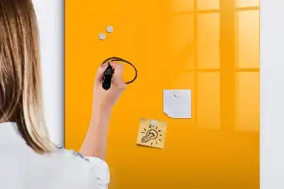 Magnetinė sauso valymo lenta auksinės geltonos spalvos