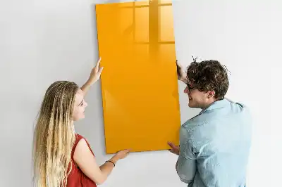 Magnetinė sauso valymo lenta auksinės geltonos spalvos