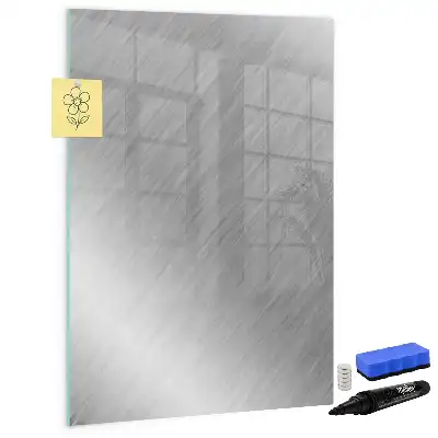 Magnetinė sauso valymo lenta metalinio blizgesio