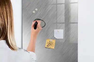 Magnetinė sauso valymo lenta metalinio blizgesio