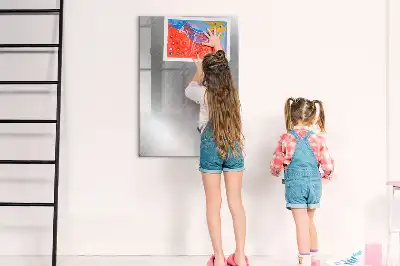 Magnetinė sauso valymo lenta metalinio blizgesio