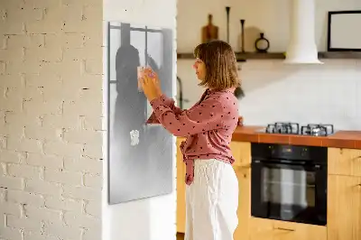 Magnetinė sauso valymo lenta metalinio blizgesio