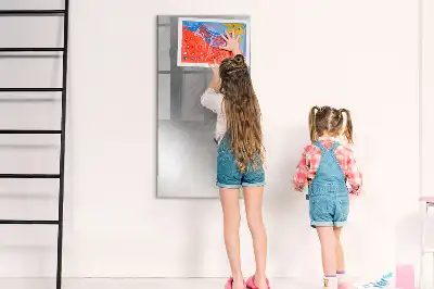 Magnetinė sauso valymo lenta metalinio blizgesio