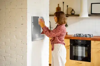 Magnetinė sauso valymo lenta metalinio blizgesio