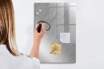 Magnetinė sauso valymo lenta metalinio blizgesio