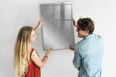 Magnetinė sauso valymo lenta metalinio blizgesio