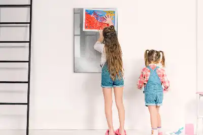 Magnetinė sauso valymo lenta metalinio blizgesio