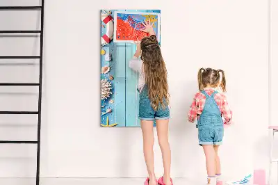 Magnetinė lenta sausam valymui paplūdimio mėgėjų rinkinys