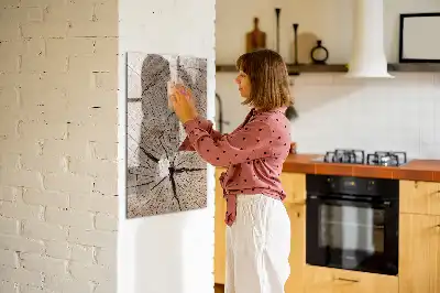 Sauso valymo magnetinė lenta Medžio kamieno skerspjūvis
