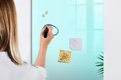Magnetinė sauso valymo lenta su egzotinių lapų raštu