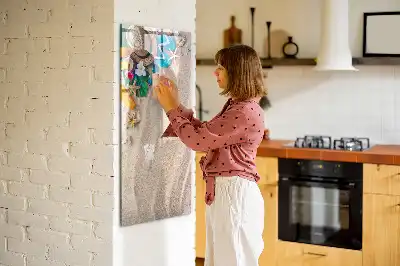 Magnetinė sauso valymo lenta smėlio paplūdimio dizaino
