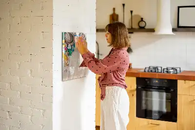 Magnetinė sauso valymo lenta smėlio paplūdimio dizaino