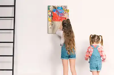 Magnetinė sauso valymo lenta smėlio paplūdimio dizaino