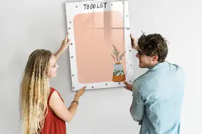 Magnetinė sauso valymo lenta darbų sąrašas