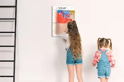 Magnetinė sauso valymo lenta darbų sąrašas