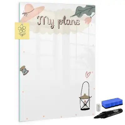 Magnetinė sauso valymo lenta mano planai