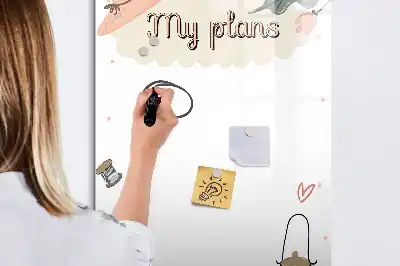 Magnetinė sauso valymo lenta mano planai