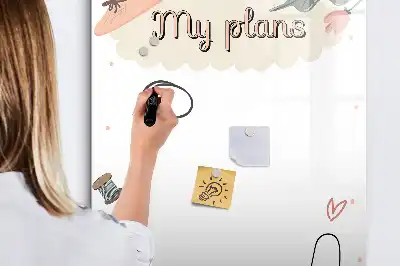 Magnetinė sauso valymo lenta mano planai