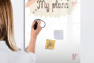 Magnetinė sauso valymo lenta mano planai