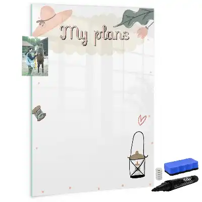 Magnetinė sauso valymo lenta mano planai