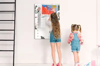 Magnetinė sauso valymo lenta dekoratyvinė užrašų lenta