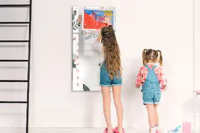 Magnetinė sauso valymo lenta dekoratyvinė užrašų lenta