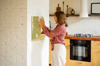 Magnetinė sauso valymo lenta citrinų griežinėlių raštas