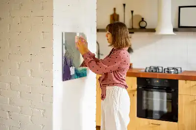 Magnetinė sauso valymo lenta spalvingo marmuro rašto