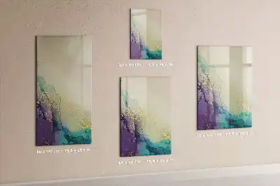Magnetinė sauso valymo lenta spalvingo marmuro rašto